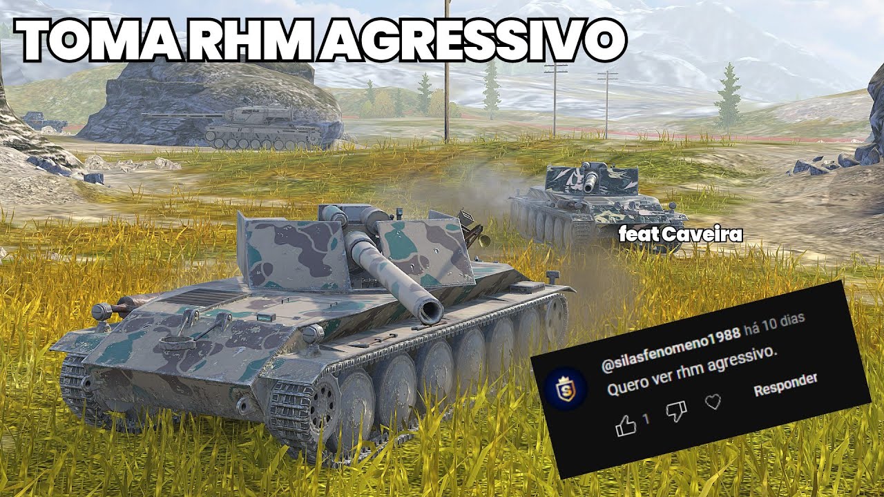 É RHM BORSIG WT AGRESSIVO QUE VOCÊ QUER? | WoT Blitz