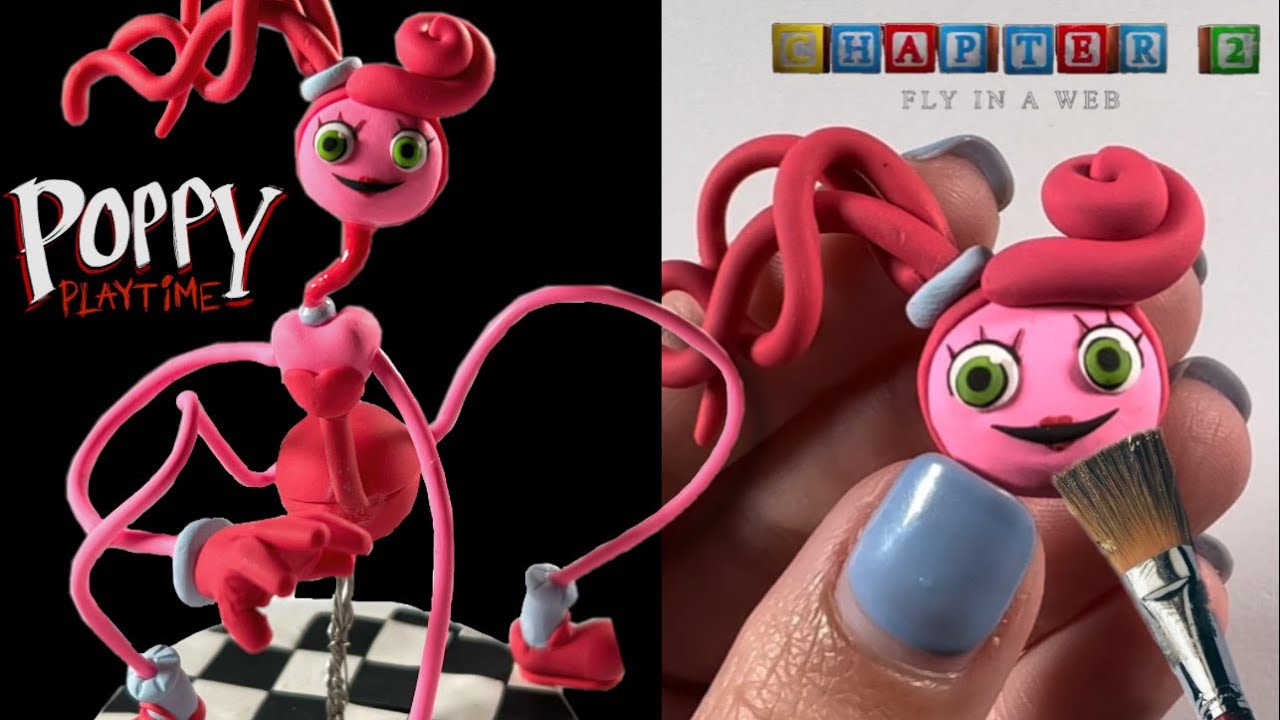 Making Mommy Long Legs - Poppy Playtime Chapter 2 - Polymer Clay Tutorial