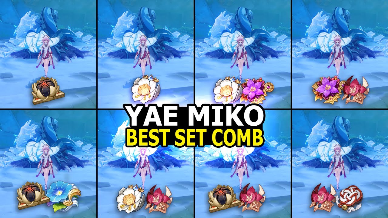 BEST Artifacts for YAE MIKO - Combined Artifacts Comparison Guide | Genshin Impact