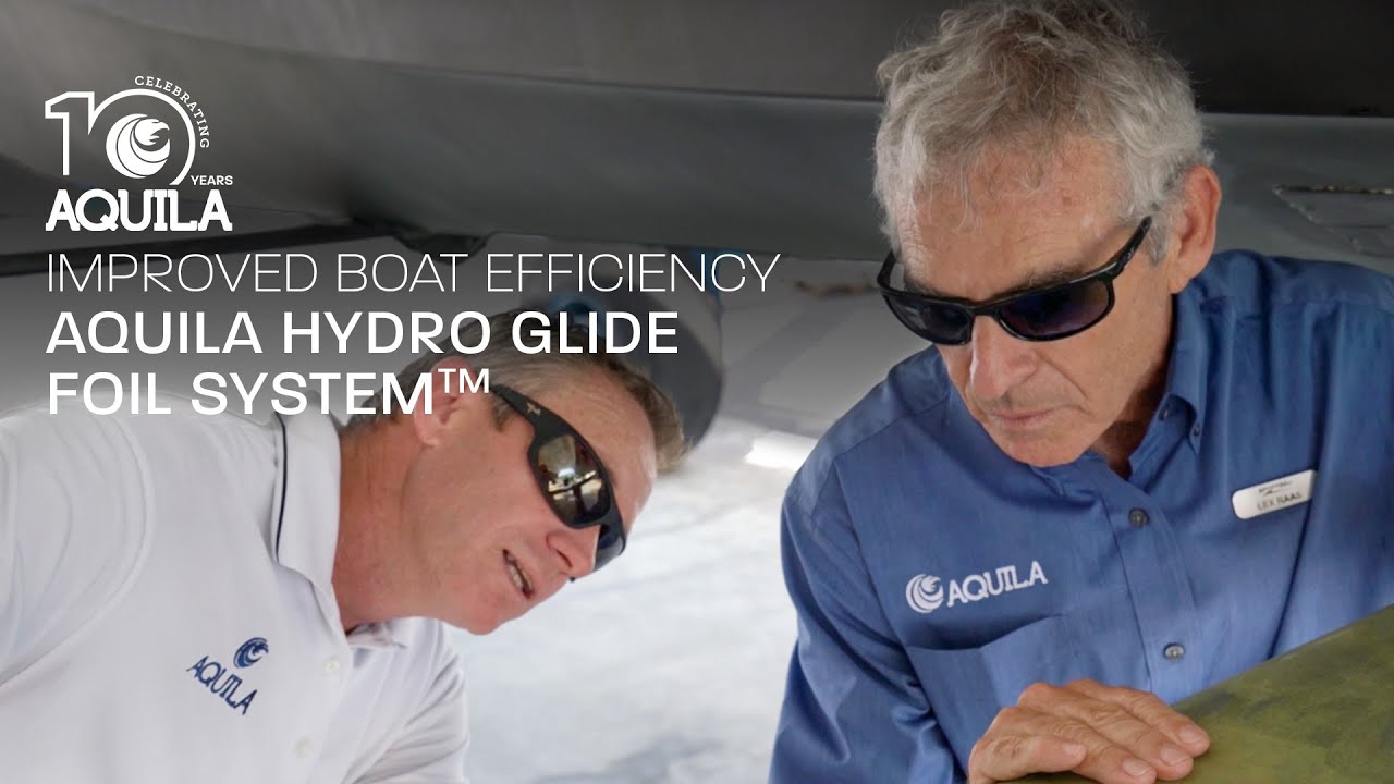 Improved Boat Efficiency | Aquila Hydro Glide&reg; Foil System