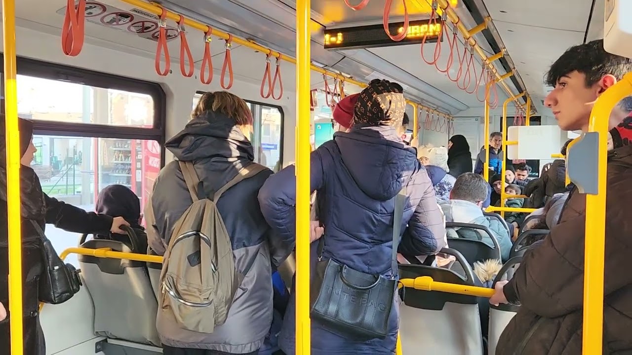 Bursa Metro BursaRay - İhsaniye Osmangazi Arası Yolculuk - Durmazlar Greencity