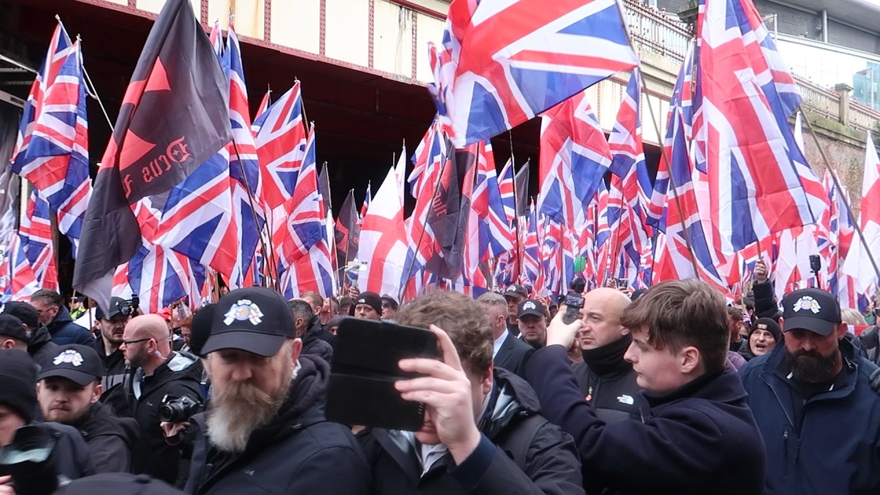 Britain First March Erupts
