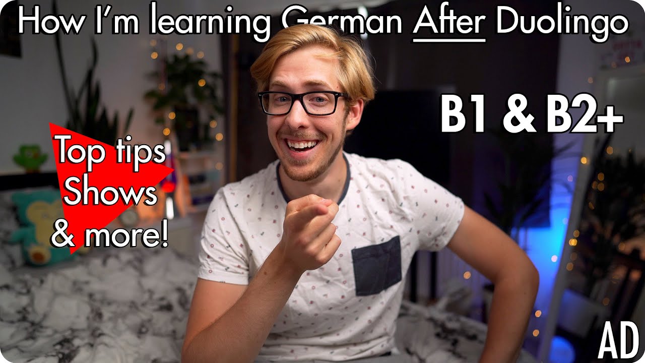 Как я учу немецкий после Duolingo B1, B2+ AD