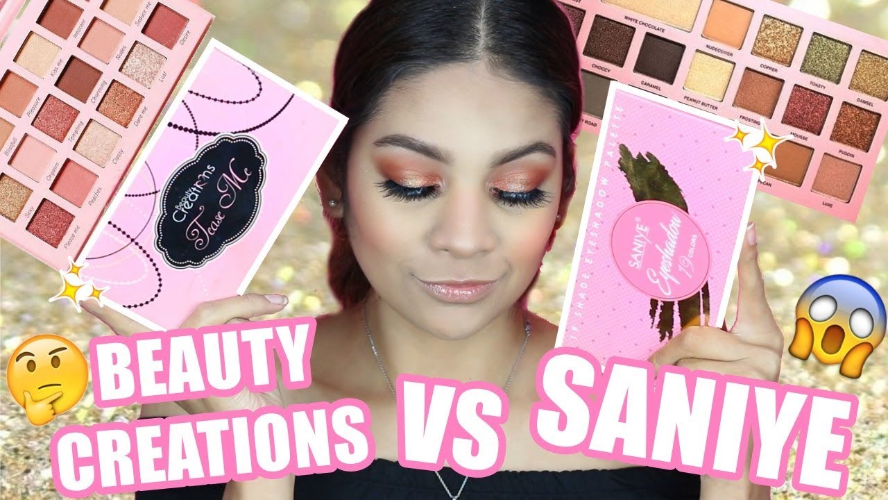 ✨SANIYE VS BEAUTY CREATIONS (QUE PALETA ES MEJOR???)