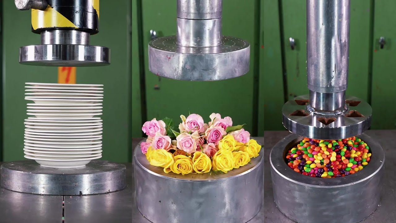 Top 100 Most Satisfying Hydraulic Press Crushes | Ultimate Crushing Moments Compilation #asmr