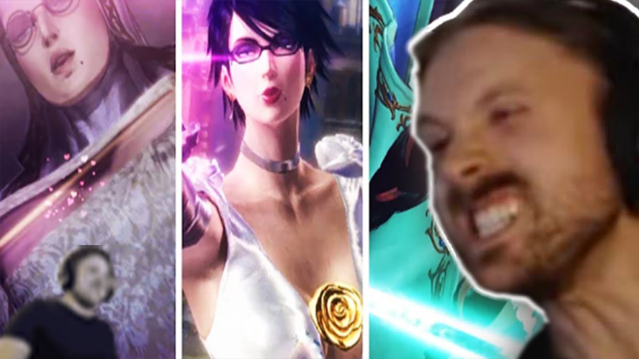 Forsen Reacts - Bayonetta Outfit Reveal Comparison - Bayonetta 3 vs Bayonetta 2 vs Bayonetta 1