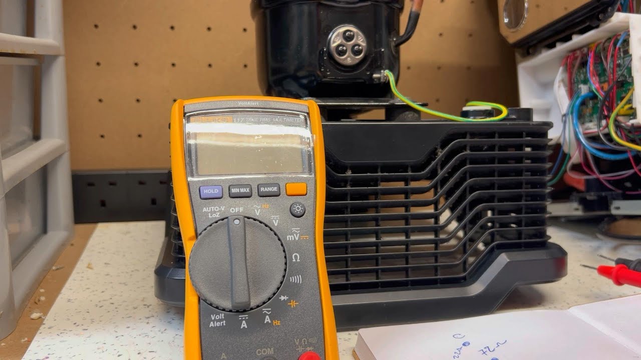 Testing a blade beer machine compressor