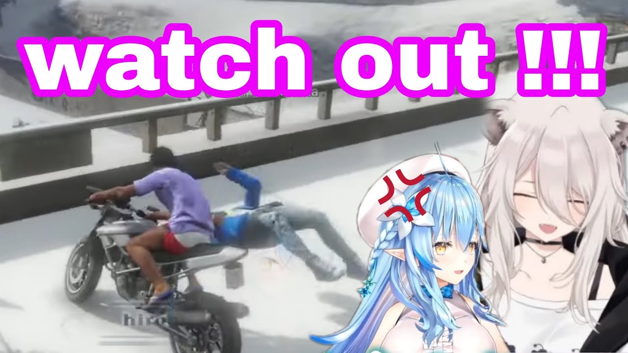 Botan Dress Like a Homeless And Run Over Lamy Twice On Their Date | GTA V [Hololive/Eng Sub]