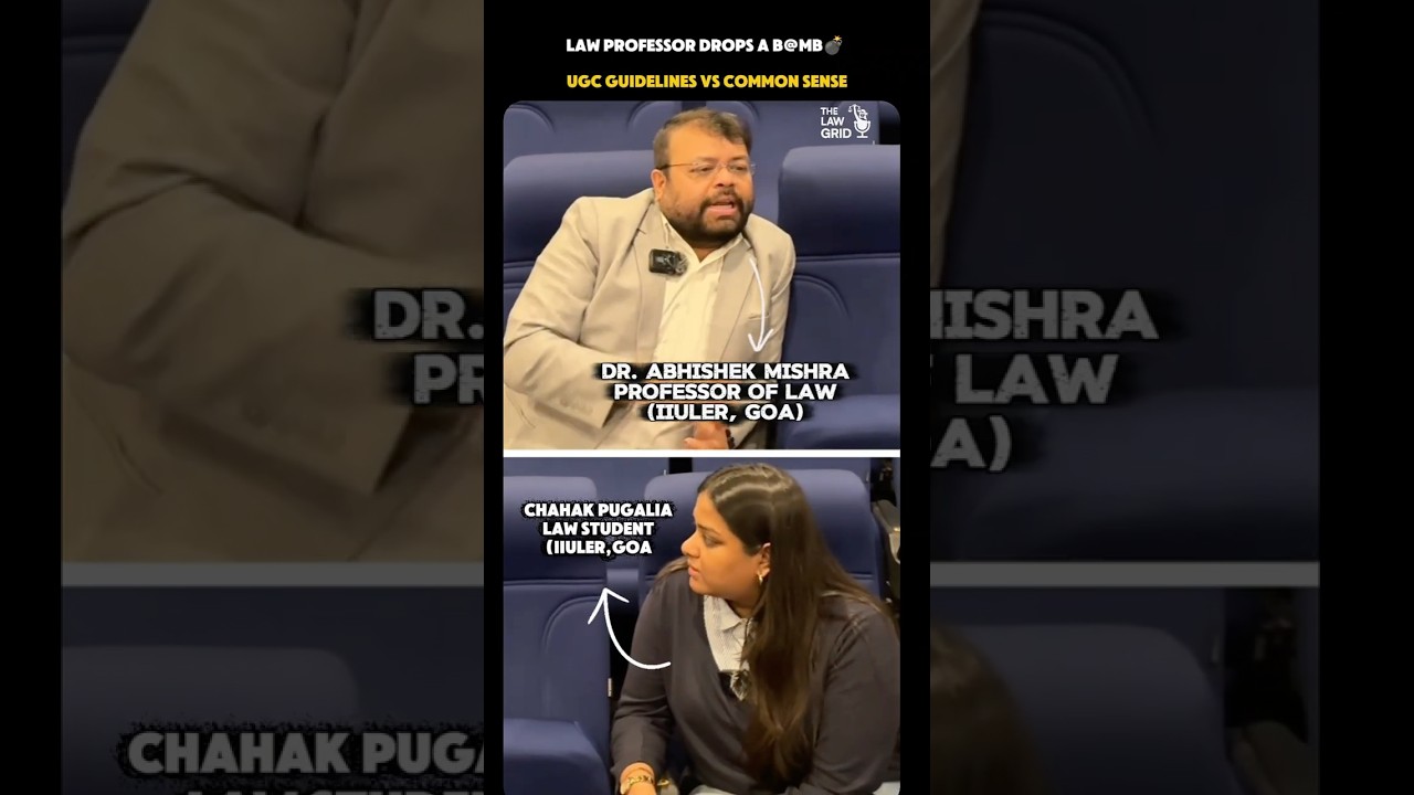 When a law professor says: Yeh UGC guidelines chat gpt ne likhi lagti hain 😂