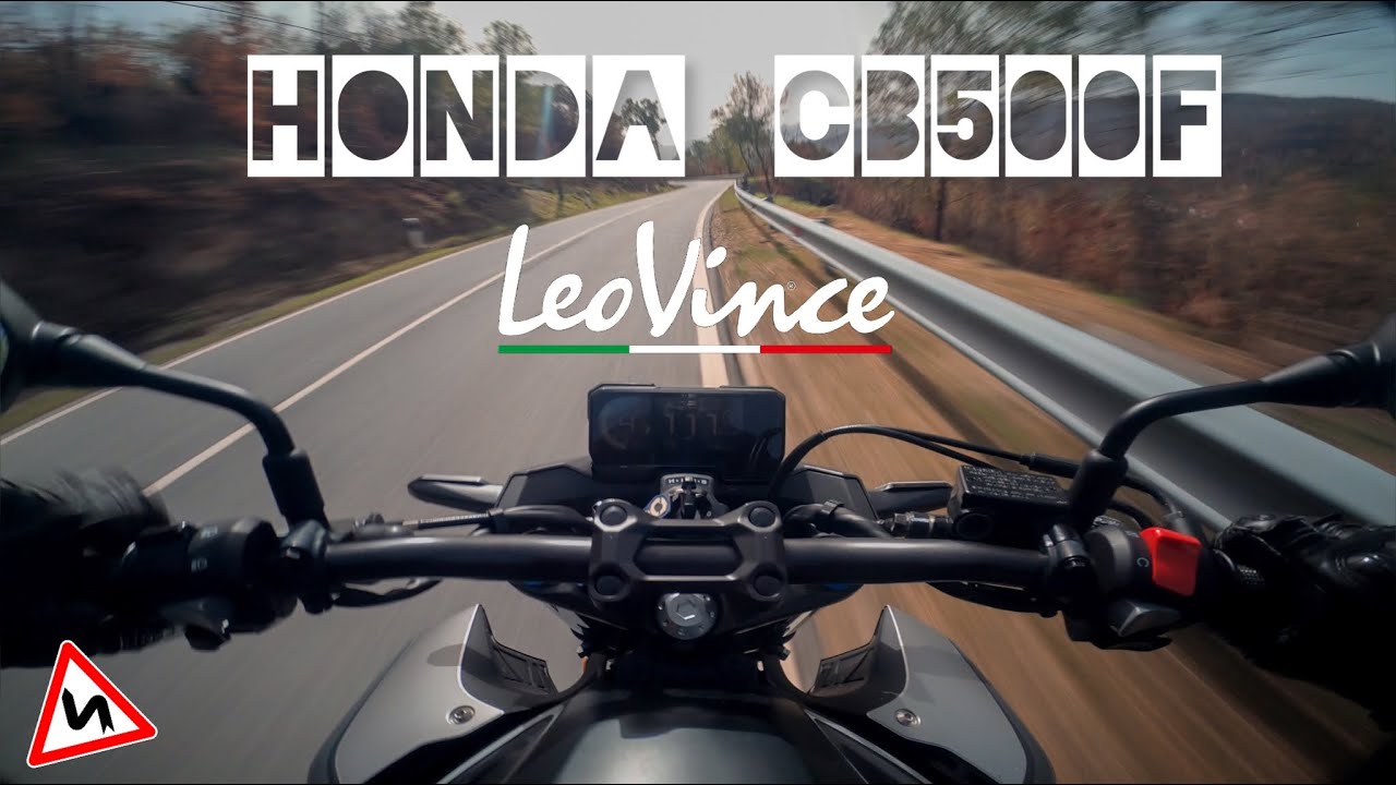 Honda CB500F 2020 | LeoVince GP Corsa Evo exhaust  [4K RAW Onboard]