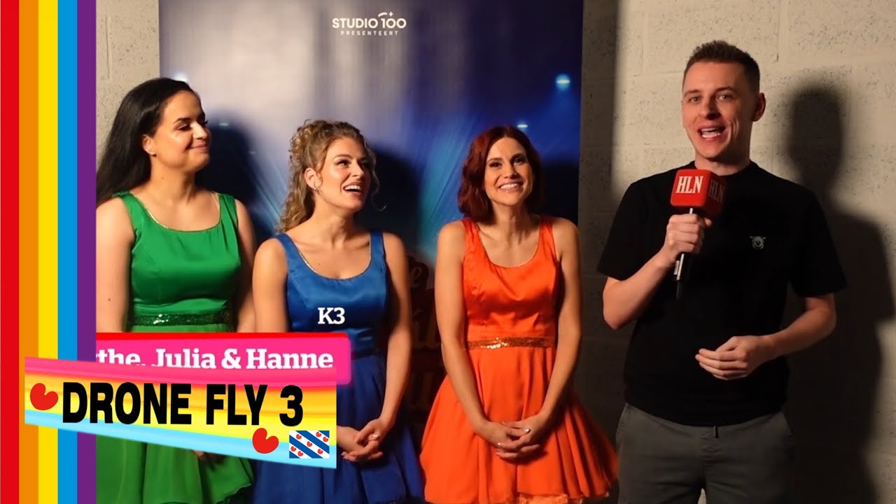 HLN K3 Showbits interview met Hanne Marthe en Julia over de Sintshow en Studio 100 Sing A Long  