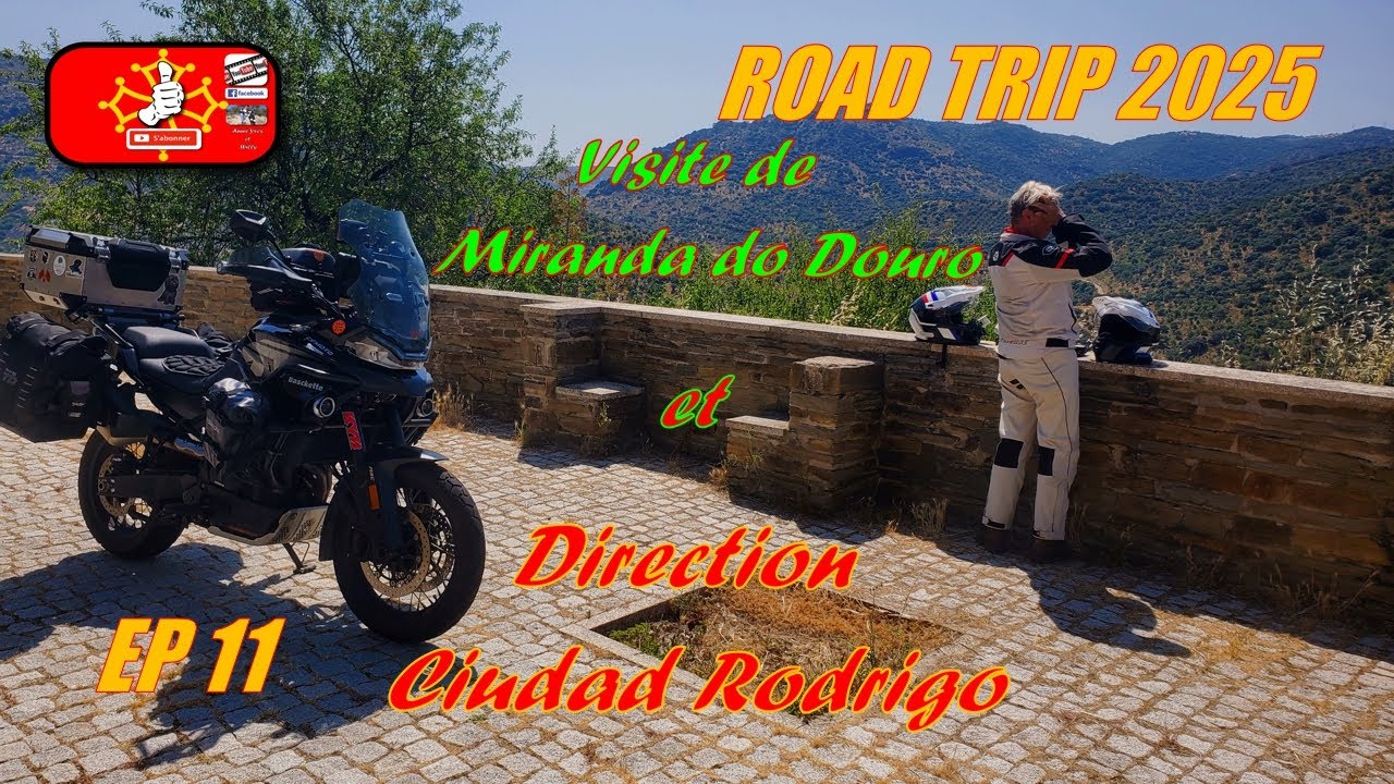 ROAD TRIP MOTO  2025 (ep 11) BALADE LE LONG DU DOURO