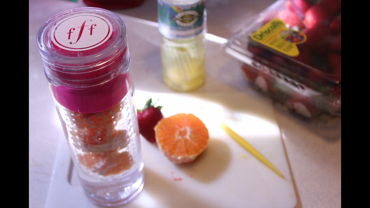 Fruit Infused Water with my FabFitFun water infuser