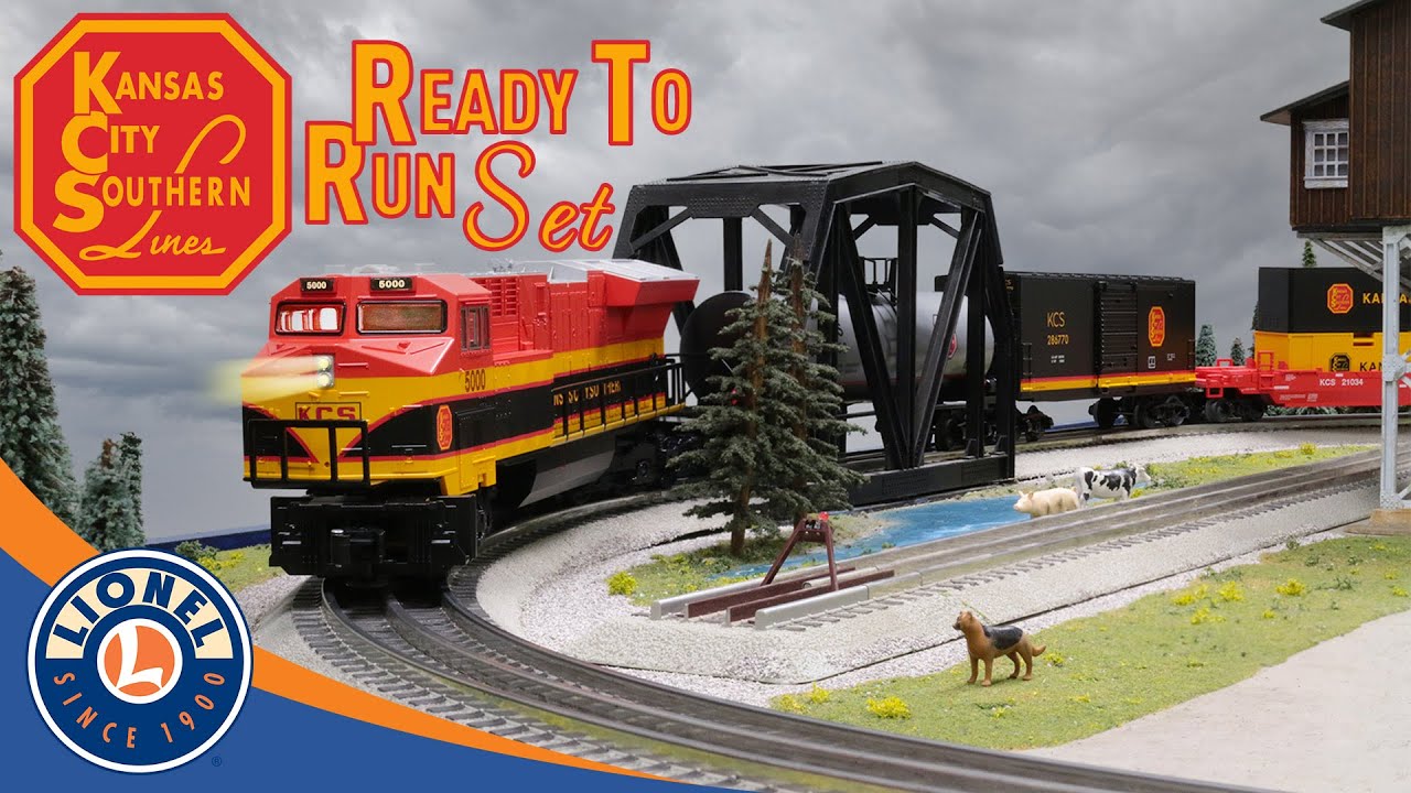 Lionel's Kansas City Southern Tier 4 LionChief Bluetooth 5.0 Set