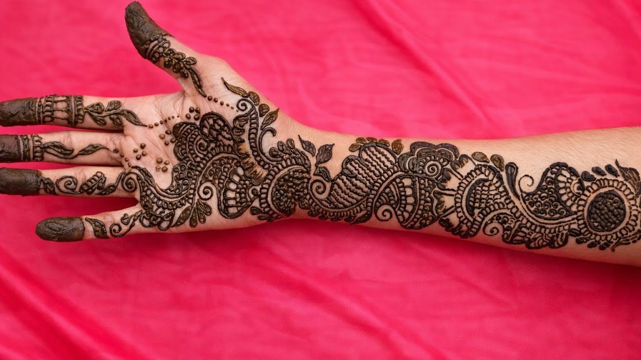 Stylish & Attractive Back Hand Mehndi Designs l Easy Latest Arabic Mehndi Design l New Year Mehandi