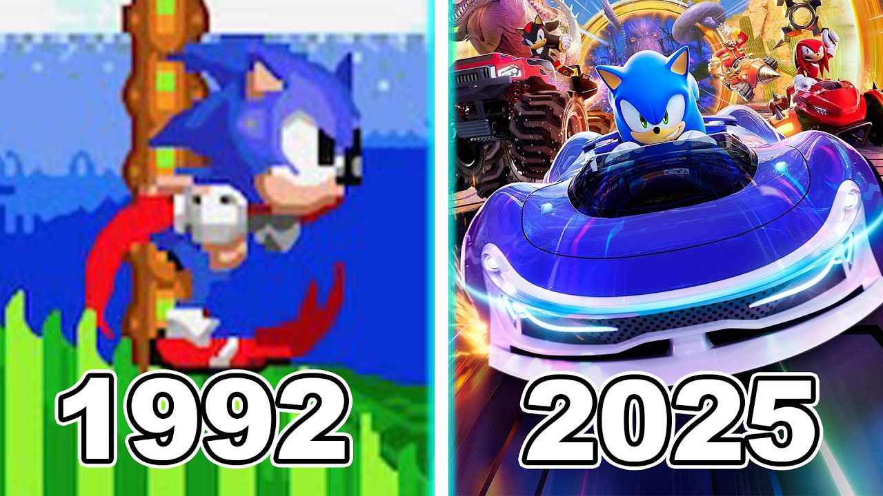 Evolution of Sonic Racing Games (1992 - 2025)