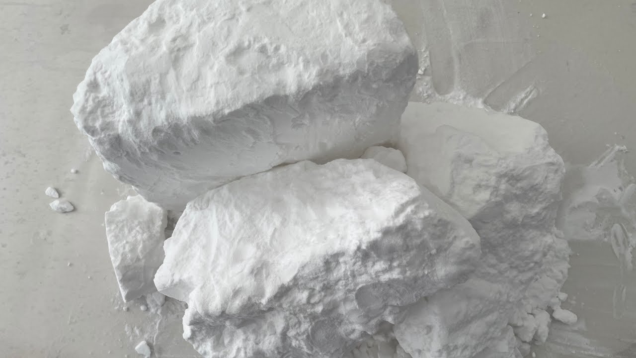 ASMR Giant Crunchy White Baking Soda Chunks | Gritty & Powdery Slabs | Super Satisfying 💖