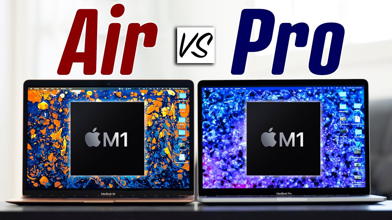 M1 MacBook Air vs M1 MacBook Pro - Full Comparison!