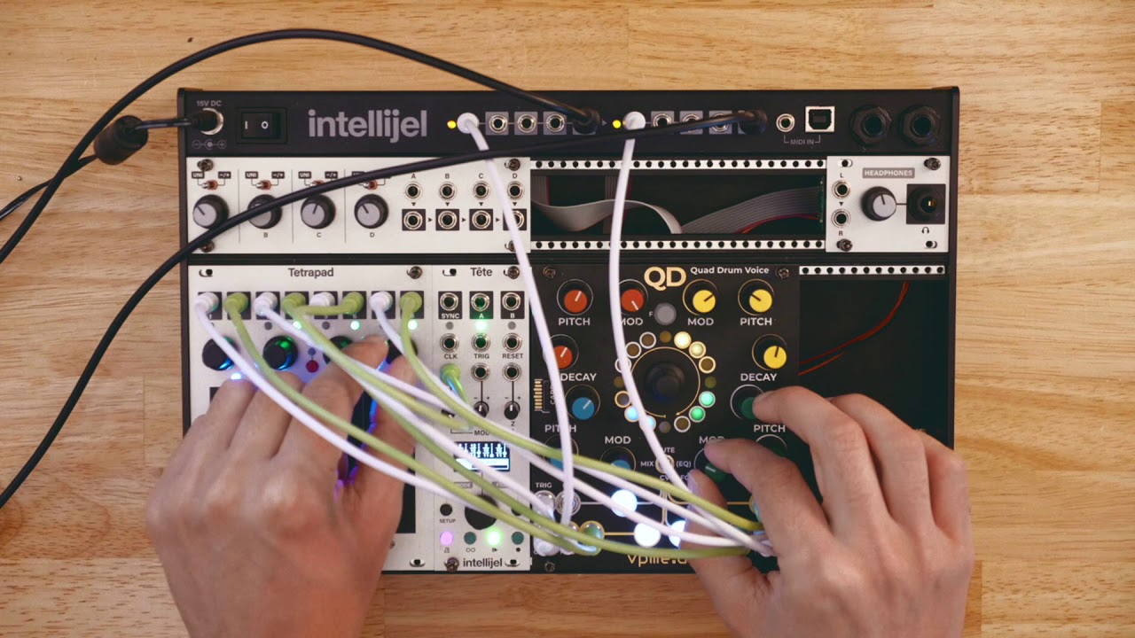 I don't need any other modules // Techno improv with QD, Tetrapad+Tête