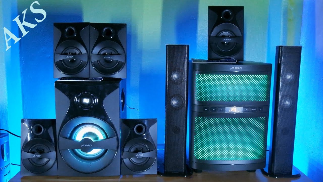F&D F3800X vs F&D T200X Home Theatre Fight CLuB by AKS