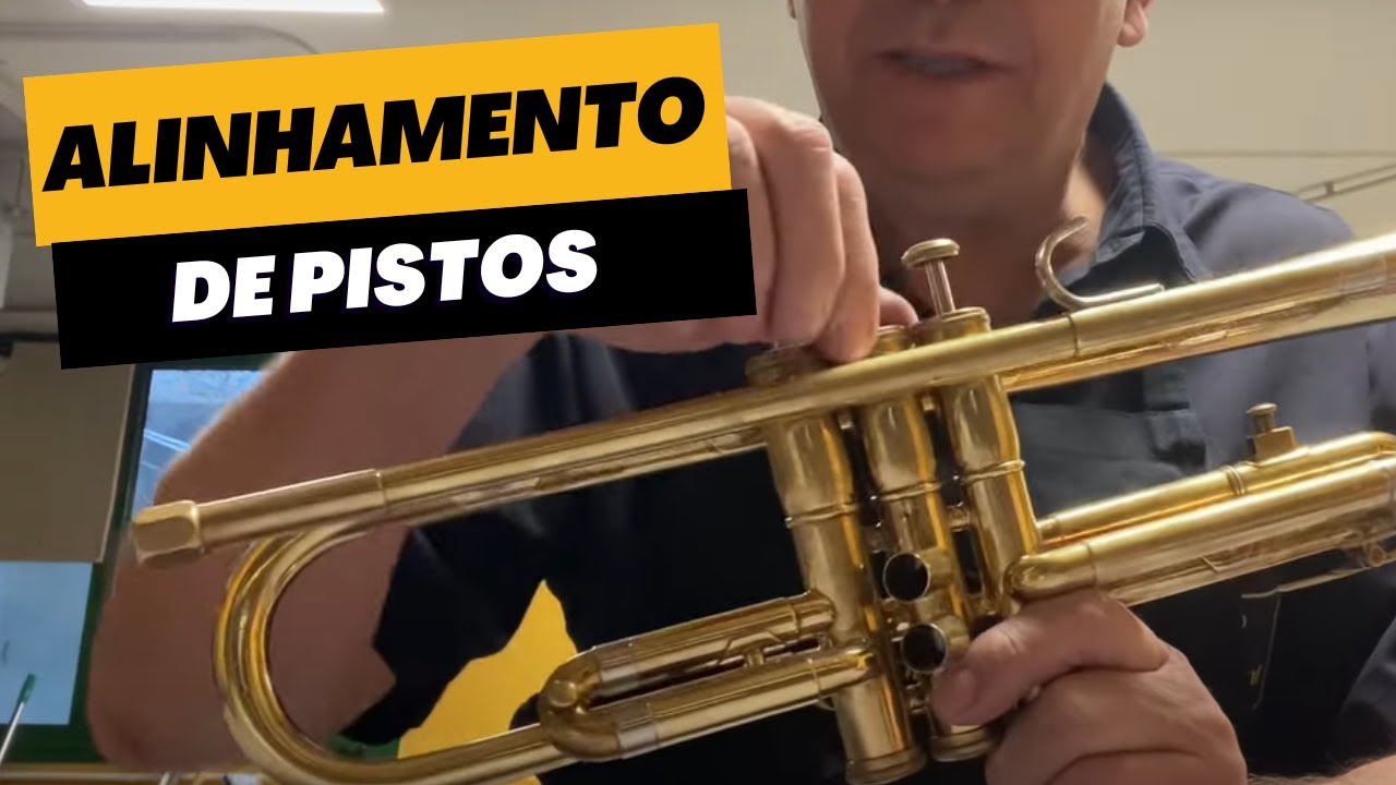 Como você pode fazer o alinhamento de pistos de trompetes através de medidas / Padovani Music School