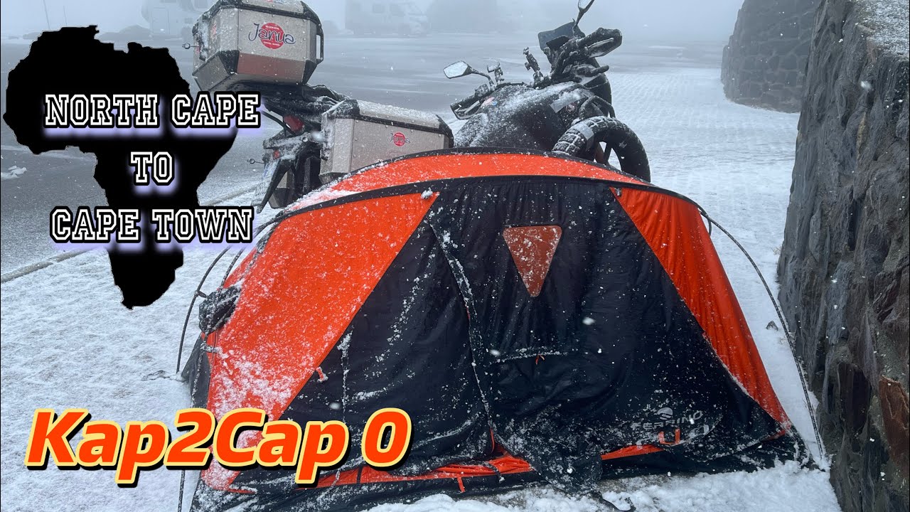 NorthCape/CapeTown (0) Da Savona a Nordkapp in moto solo per un Caffè con AfricaTwin #FabryRock