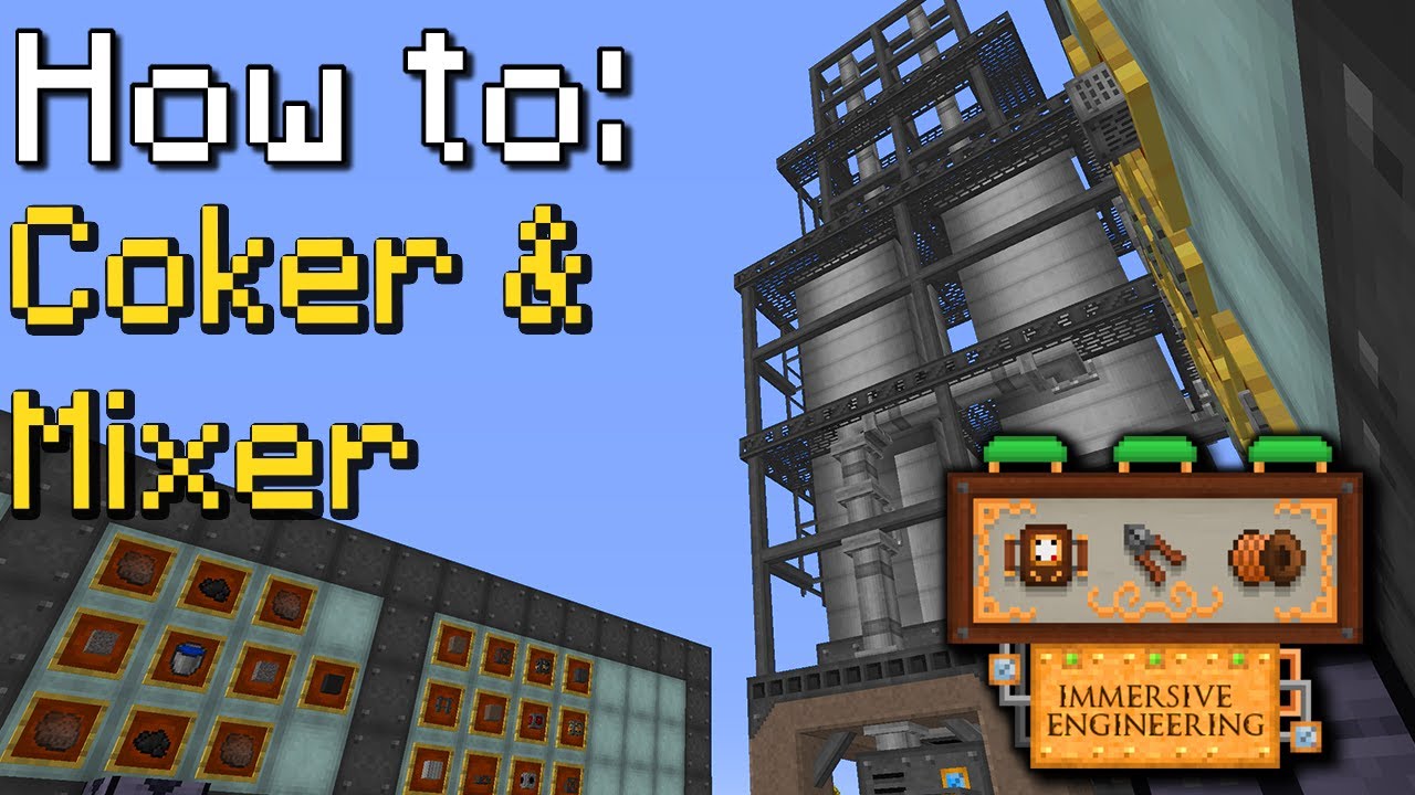 Руководство: Иммерсивная инженерия | Coker & Mixer (Minecraft 1.16.5)