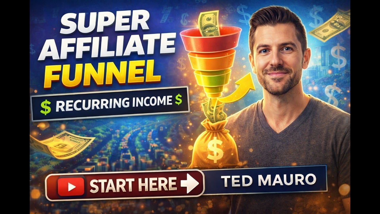 Super Affiliate Funnel Walkthrough | Build Recurring Income with This System recorded by: ted mauro