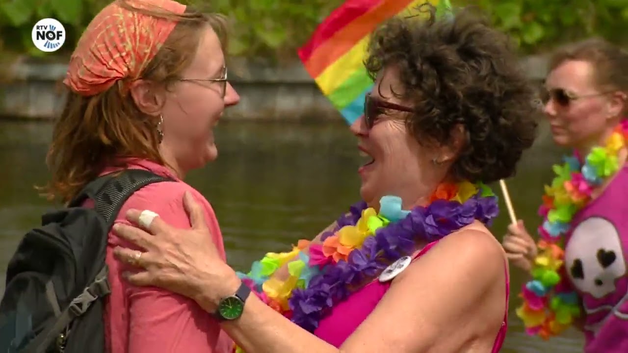Feestelijke Pride in Kollum trekt honderden mensen