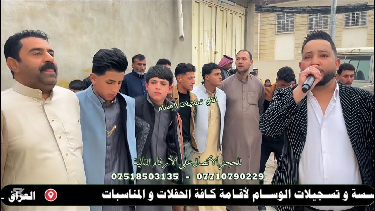 زعيم نينوى الأول الفنان عباس السبعاوي و المايسترو نوفل السبعاوي حفلة حي التنك زفاف ياسر الميتوتي
