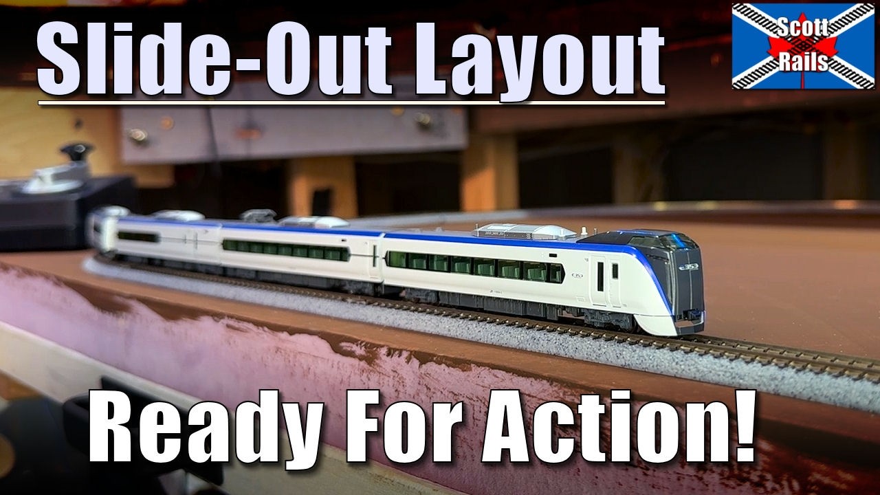 New N Scale Slide-Out Layout - Let The Fun Begin