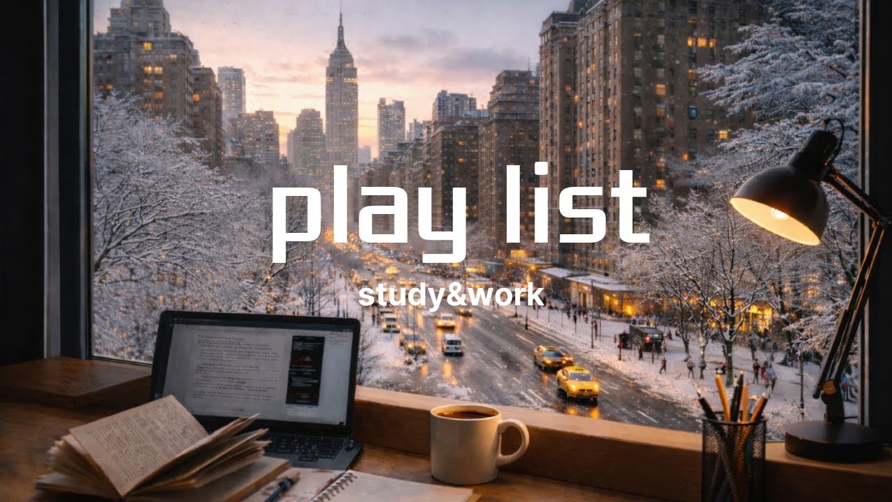 [cafe playlist]카페에서 공부할 때 듣는 음악☕️ | Lo-Fi Piano (가사 없음) | 2H 13M