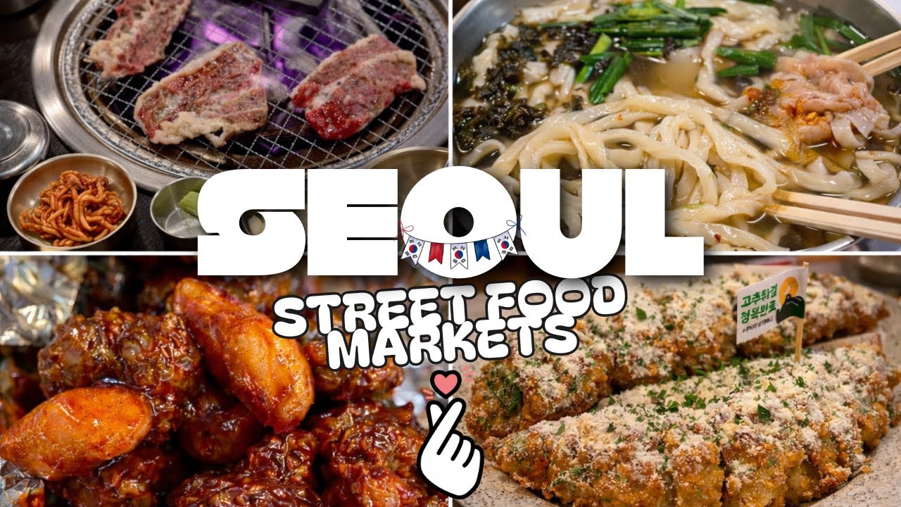 Am fost in FOOD MARKETS in SEOUL | VLOG CU GUST
