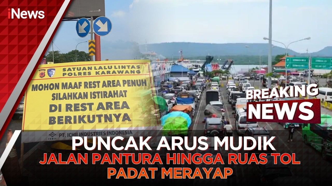 🔴BREAKING NEWS - PUNCAK MUDIK RIBUAN KENDARAAN BERJEJALAN DI JALUR PANTURA HINGGA JALAN TOL (15/03)