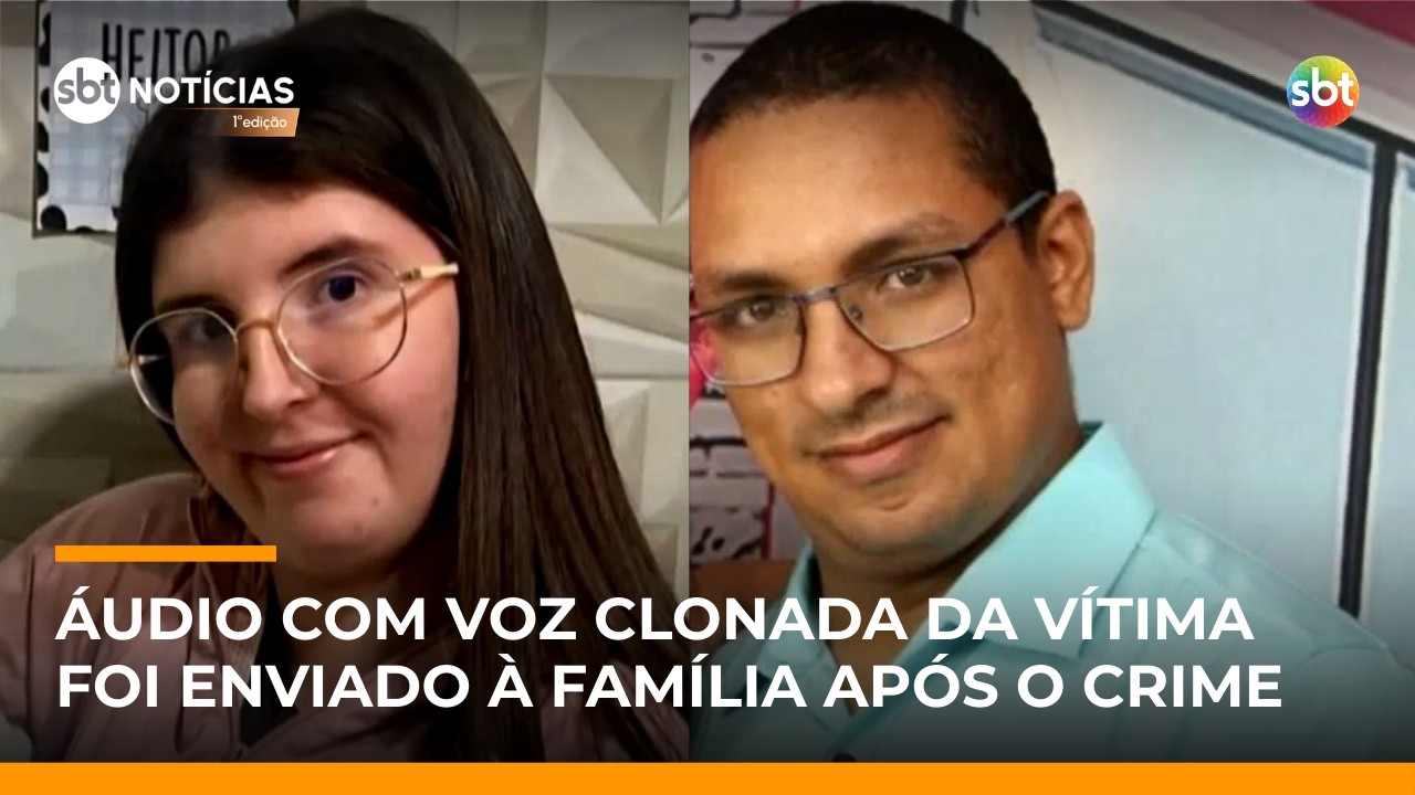 Homem enviou áudios gerados por IA para tentar encobrir feminicídio da ex em SP | #SBTNotícias