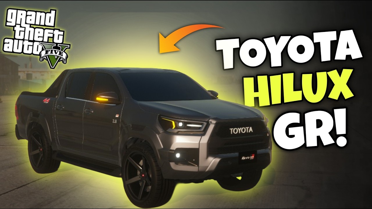 How To Install Toyota Hilux GR 2024 in GTA 5 | DOWNLOAD LINK
