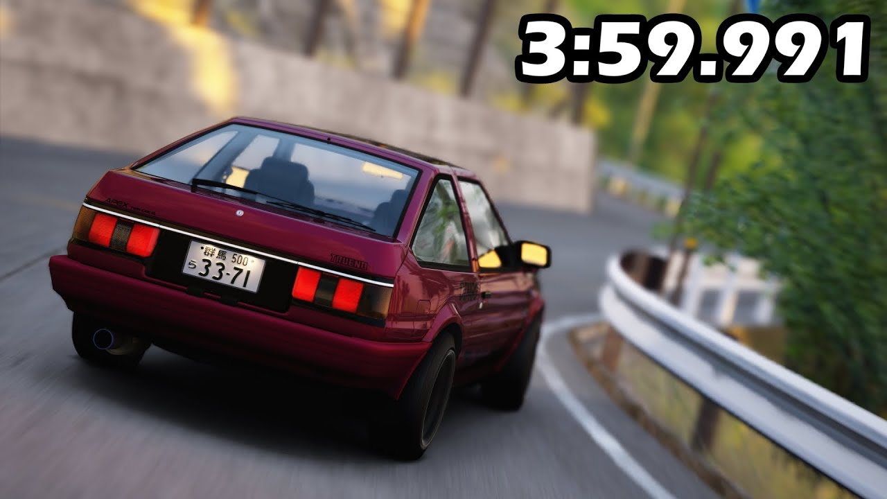 Happogahara 3:59.991 with AE86 Tuned -- Assetto Corsa