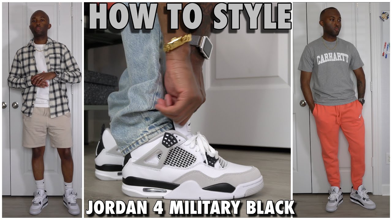 5 Outfits For The Air Jordan 4 Military Black