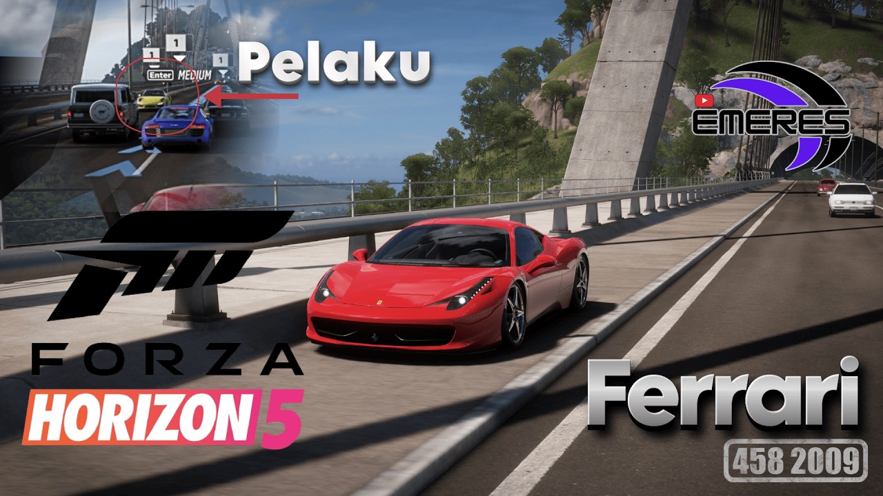 Ferrari 458 Italia 2009 Forza Horizon 5 #gameplay #rtx5060ti #forzahorizon5