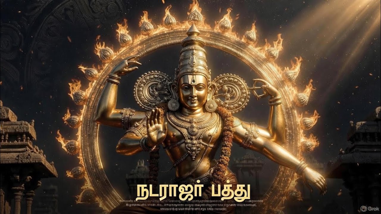 நடராஜர் பத்து|DivineShivaBhakti Song| ChidambaramNatarajaVibe#OmNamahSivaya @Unique Spiritual World