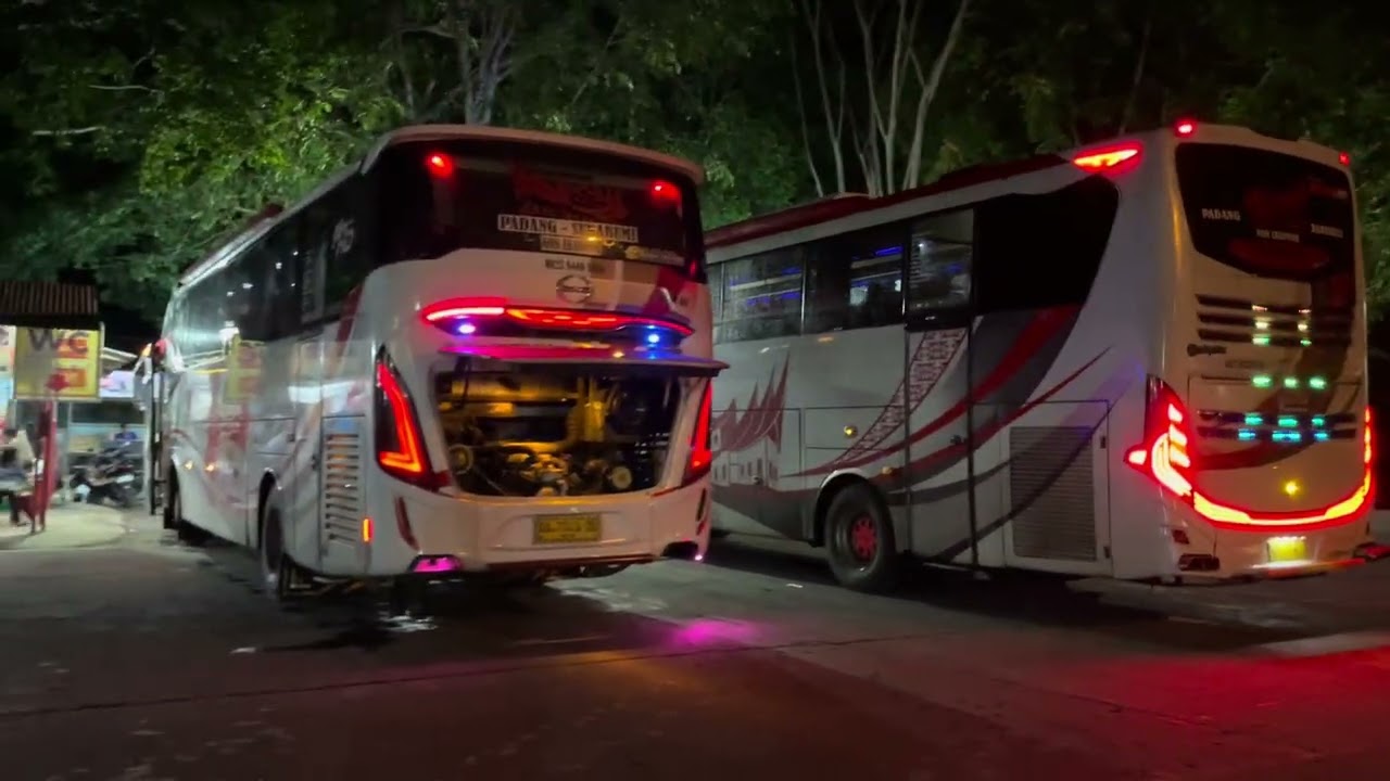 satu satu nya medium long menjadi armada bantuan bus sumbar 