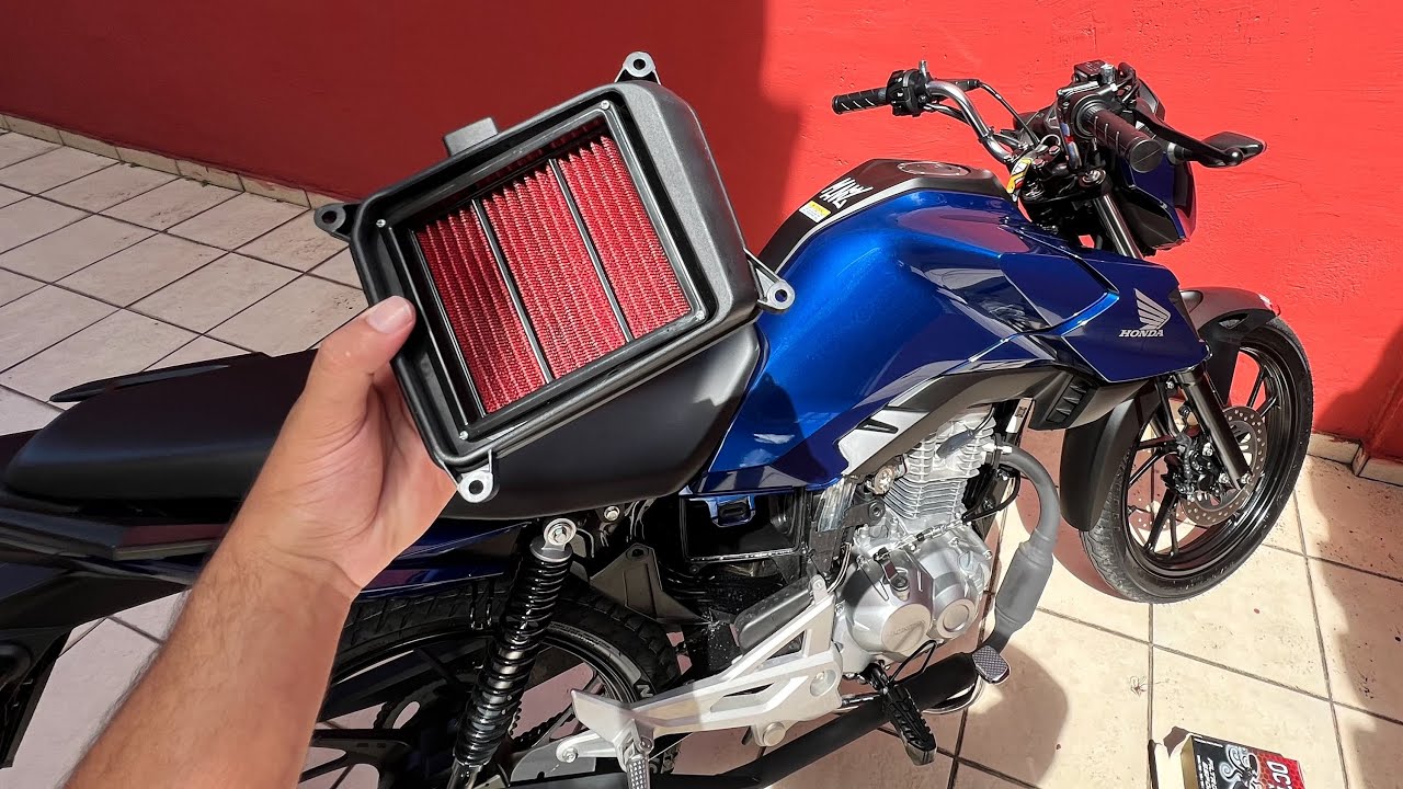 LANCEI O FILTRO ESPORTIVO NA FAN 160 2025 OLHA COMO FICOU🤯