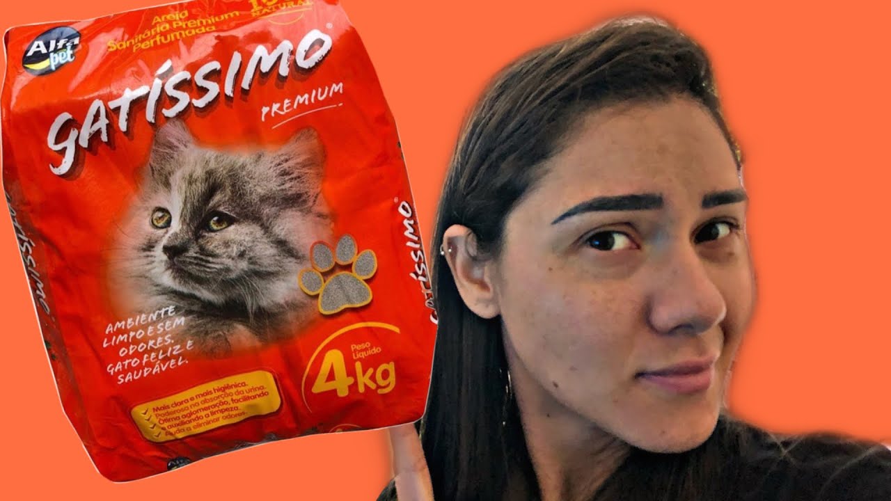 AREIA DE GATO GATÍSSIMO │ MUITO BARATA E MUITO BOA