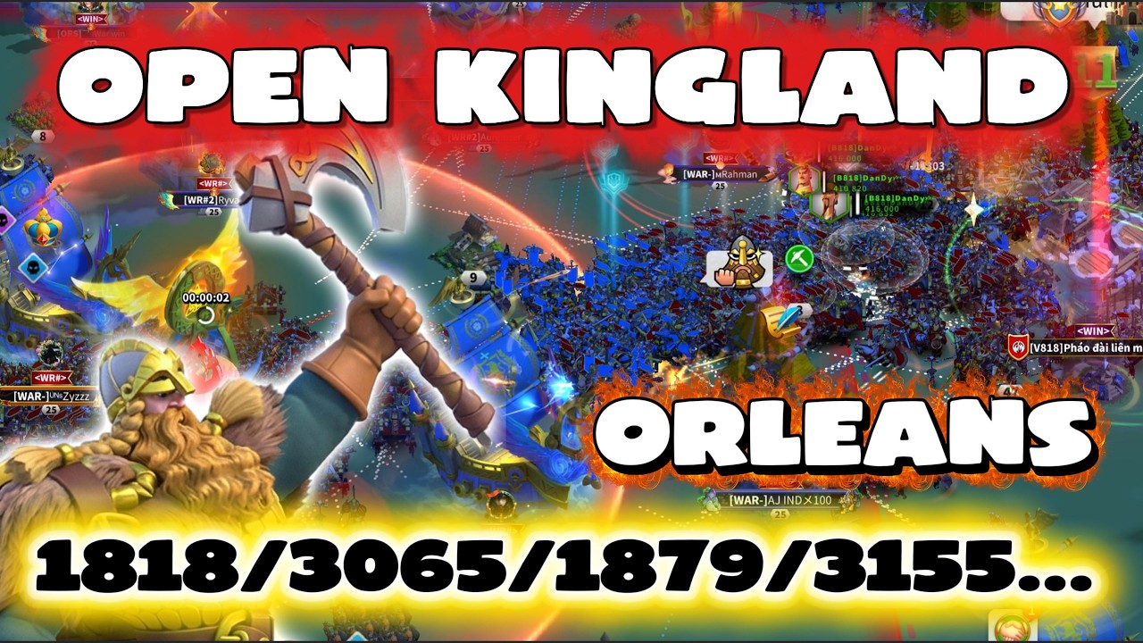 🔴[LIVE] OPEN KINGLAND 1818/ TRẬN CHIẾN SINH TỬ: Đấm Kingsland Đến Giọt Máu Cuối Cùng!