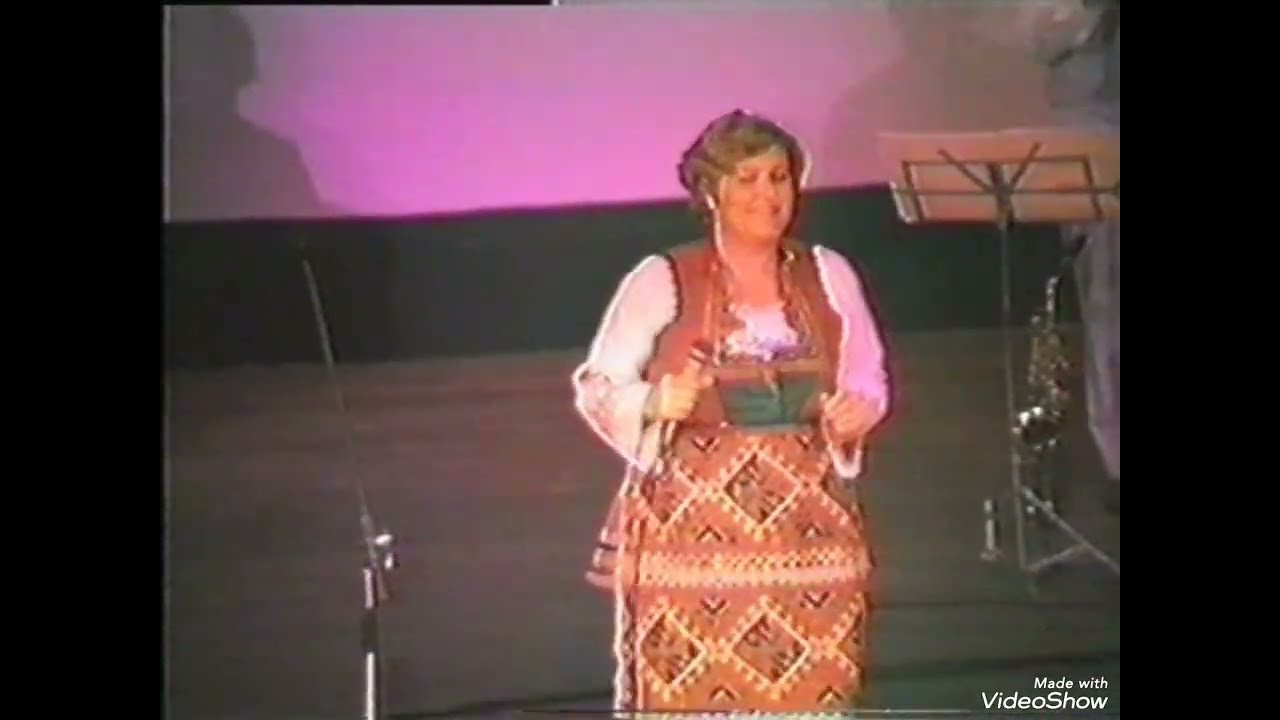 Petranka Kostadinova vo Sydney Australia 1985 Makedonski Pesni 