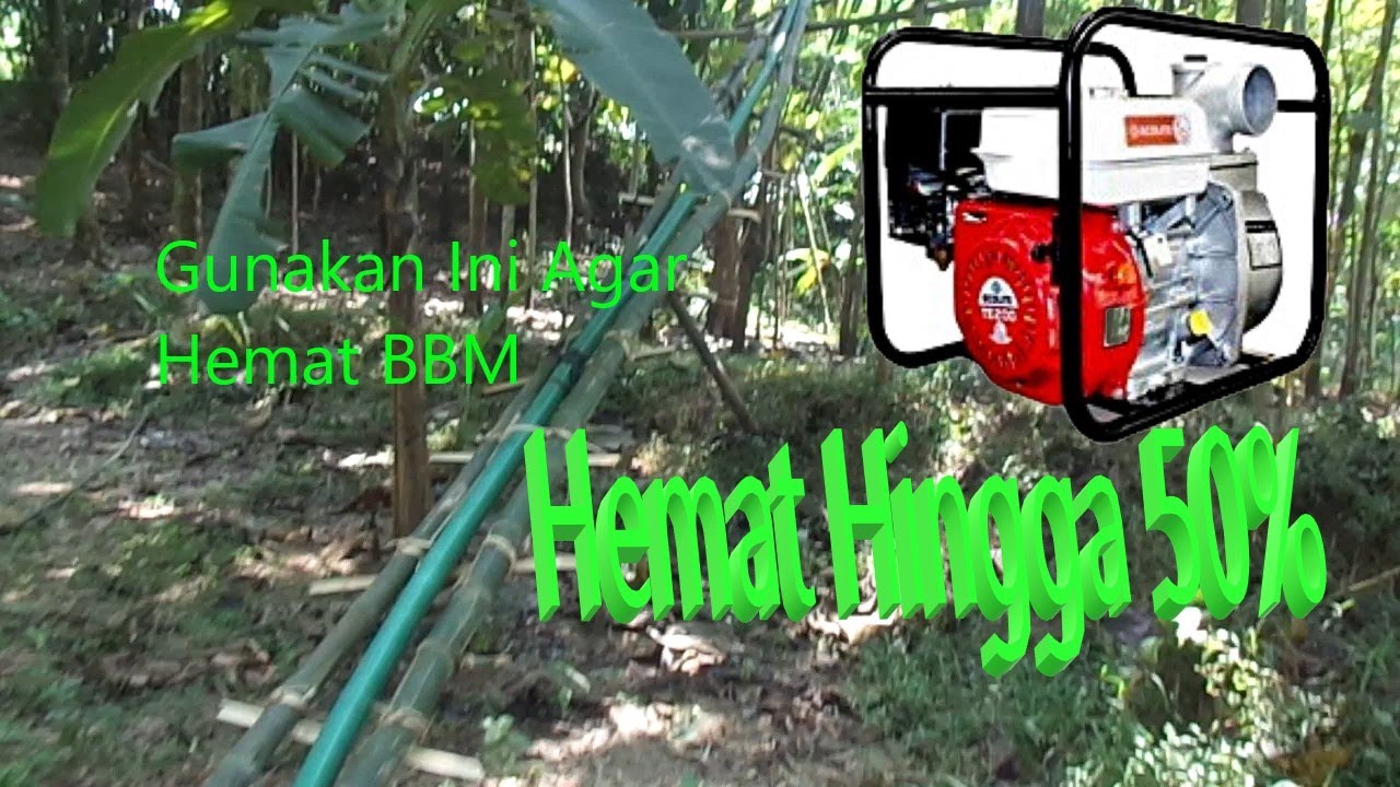 Pompa air sawah Jarak Tepuh 650 m