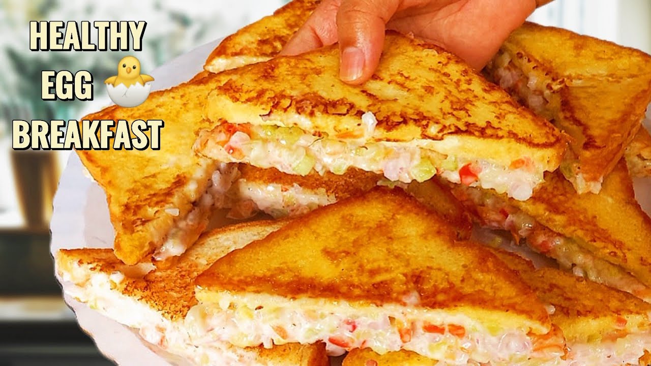 Easy & Quick Breakfast Bread Recipe | Healthy Egg Breakfast Recipe