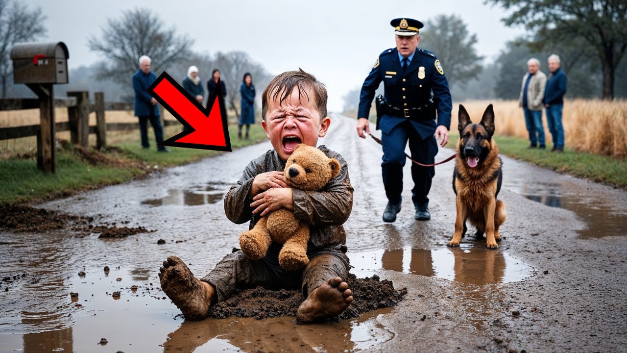 K9 Dog And Officer Rescue Boy Pushed Into Mud By His Stepmother — What Happened Next Will Shock You.