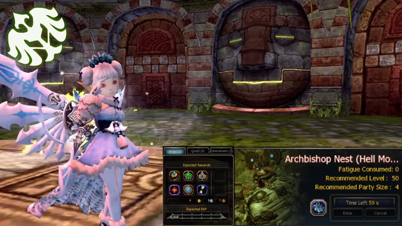 Archbishop Nest (Hell Mode) Artillery POV  | Dragon Nest SEA Classic