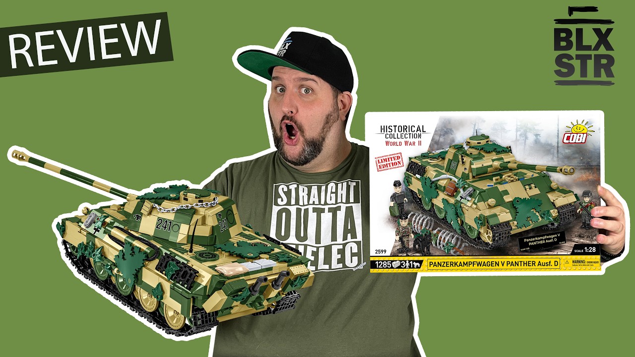 Teure Katze... COBI-2599 💥 PzKpfw V Panther Ausf. D 💥 LIMITED EDITION ▶️ REVIEW & HISTORY 💬 📽️ 4K